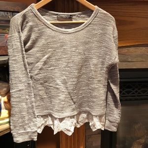 Doe & Rae marled knitted sweater